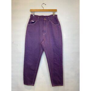 Urban Renewal UO Size 12 Regular Vintage Lee Purple Dyed 80s Straight Leg Jean
